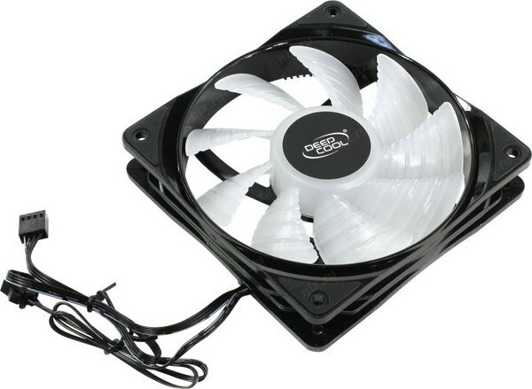 Deepcool (dp-fa-rgb-cf120-1) CF120 (4пин, 120x120x25мм, 17.8-27дБ,500-1500об/мин)