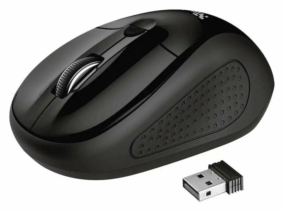 Беспроводная мышь Trust Wireless Mouse Primo черная