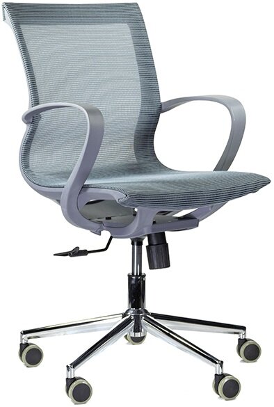 Компьютерное кресло Йота М-805 GRAY CH офисное, обивка: сетка, цвет: голубой