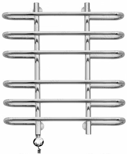Грация-31 80х50 Электрический полотенцесушитель EU31-85 Хром - фотография № 1