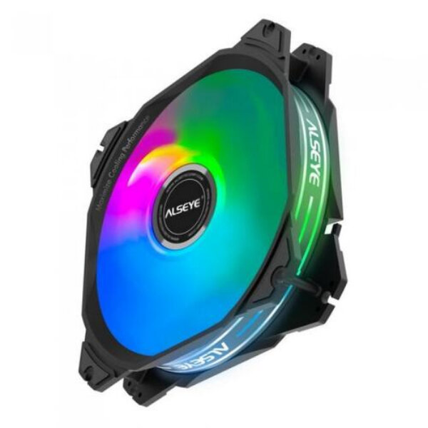 Вентилятор Alseye M120-PB FAN 120mm, 1300rpm, 42.5CFM, 23.6dBA, Molex + 3pin, RGB, RTL