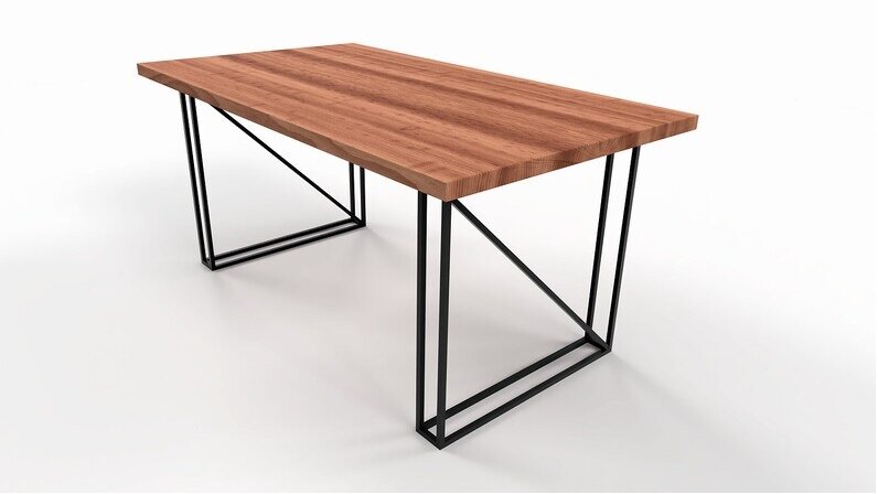 Подстолье/опора из металла для стола в стиле Лофт Модель 37 (2 штуки) - фотография № 5