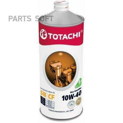 TOTACHI Eco Gasoline 10W40 SN/CF полусинтетика 1л (1/12)