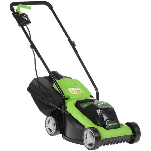 фото Газонокосилка аккумуляторная GreenWorks G24LM33K2 24V