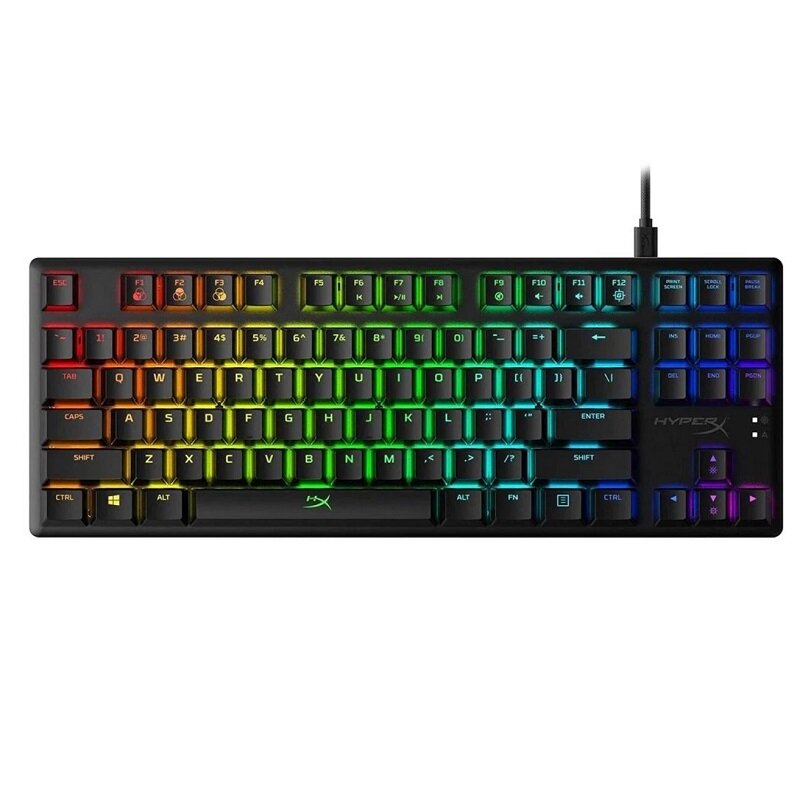 Клавиатура HyperX Alloy Origins Core, USB for gamer LED, black