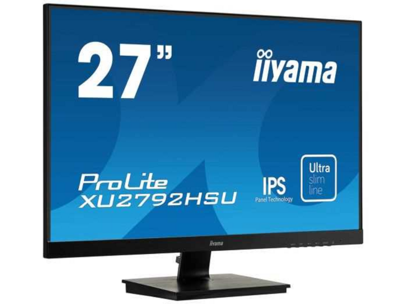 Монитор LCD 27'' [16:9] 1920х1080(FHD) IPS, nonGLARE, 75 гц, 250cd/m2, H178°/V178°, 1000:1, 80M:1, 16.7M, 4ms, VGA, HDMI, DP, USB-Hub, Tilt, Speakers, 3Y, Black