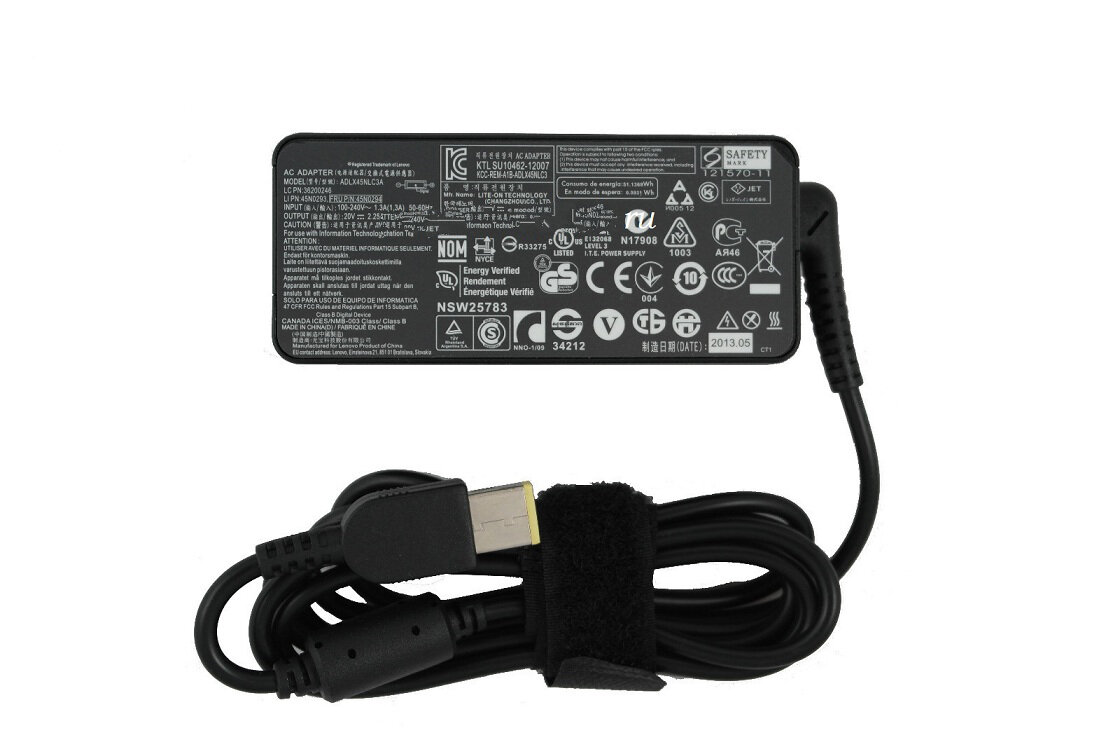 Адаптер блок питания для монитора Lenovo ThinkVision X1 X24 P27 ADLX45NDC3A 20V-2,25A