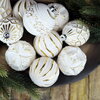 Winter Deco Набор пластиковых шаров Winter Candy: White gold 8 см, 16 шт 220020 - изображение
