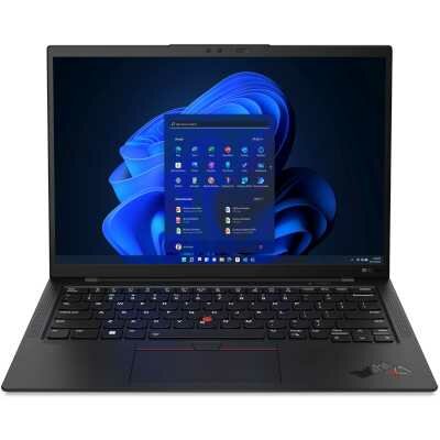 Ноутбук Lenovo ThinkPad X1 Carbon Gen 10 21CB0089RT Intel Core i7 1260P, 2.1 GHz - 4.7 GHz, 16384 Mb, 14" WUXGA 1920x1200, 512 Gb SSD, DVD нет, Intel Iris Xe Graphics, 4G LTE, No OS, черный, 1.12 кг, 21CB0089RT