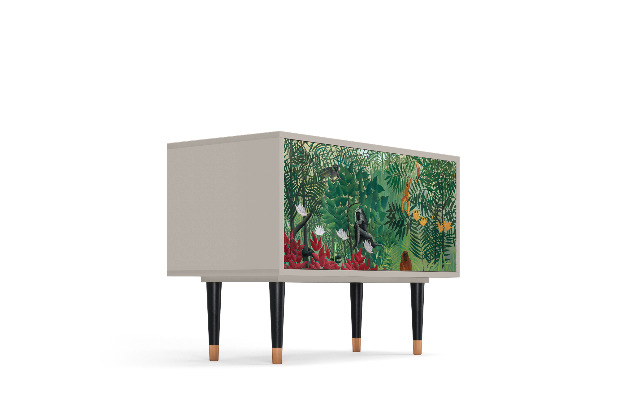 Комод - STORYZ - S1 Jungles in Paris by Henri Rousseau , 93 x 69 x 48 см, Сатин - фотография № 4