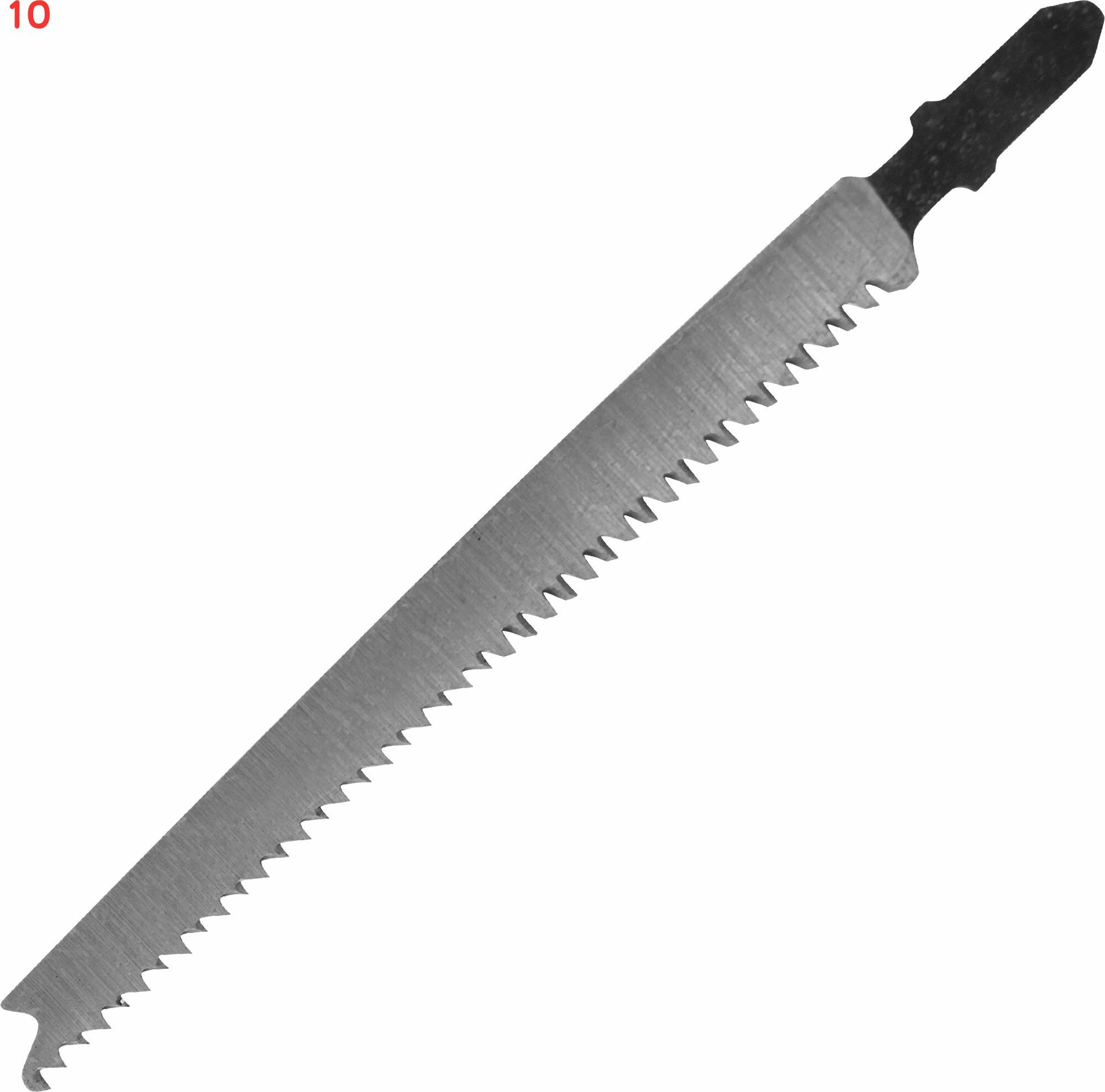 фото Пилка для лобзика по дереву Elitech T308B 92 мм (10 шт.)