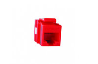 Модуль розеточный Keystone категории 5e UTP 1xRJ45 T568A/B красный | код. 16B-U5-03RD | Eurolan ( 1шт. )