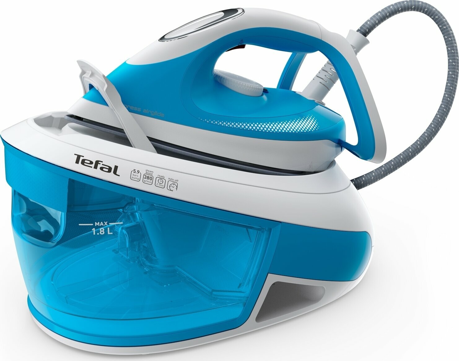 Парогенератор Tefal Express Airglide SV8002E0, голубой