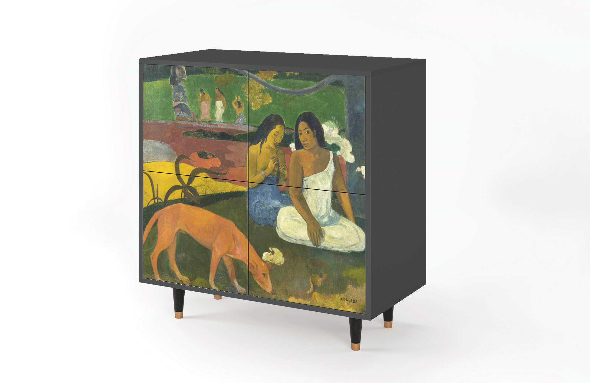 Комод - STORYZ - BS3 Arearea by Paul Gauguin, 94 x 96 x 48 см, Антрацит - фотография № 3