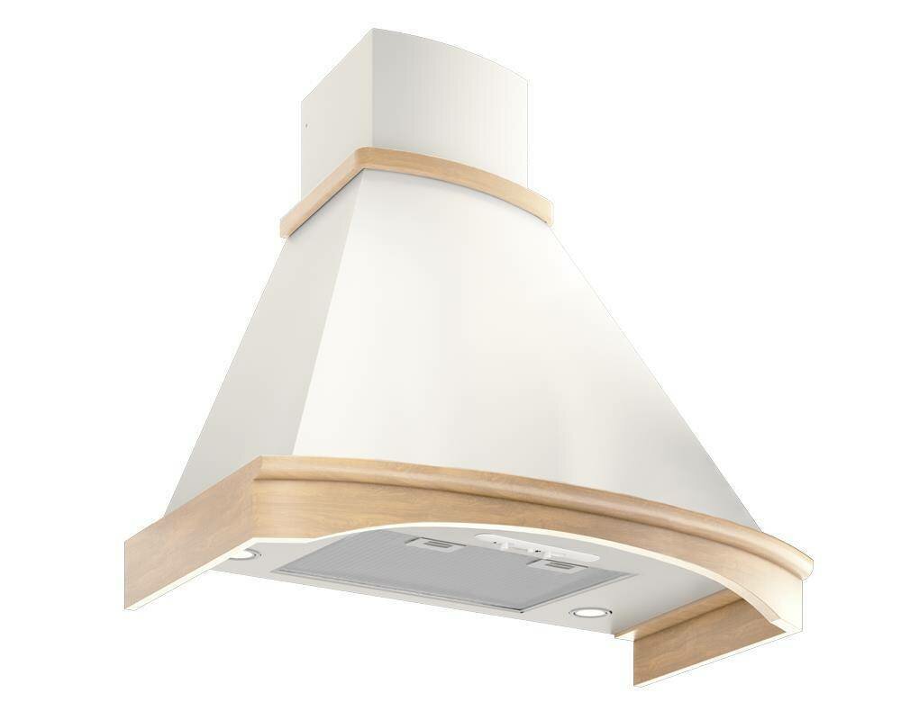 ELIKOR Вытяжка ROTONDA 90P-650-P3D BEIGE/OAK ELIKOR