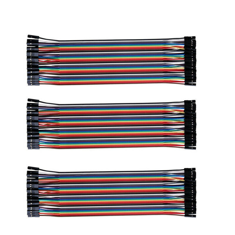 120 шт! 20 см Комплект кабелей Мама-Мама ARDUINO 254мм /DUPONT/-120 разноцветных ЖИЛ