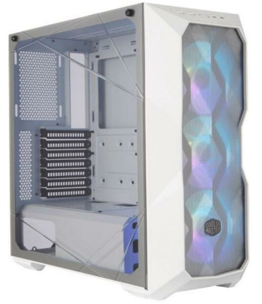 Cooler Master MasterBox TD500 MESH White, USB3.0x2, 3x120 ARGB Fan, White, ATX, w/o PSU