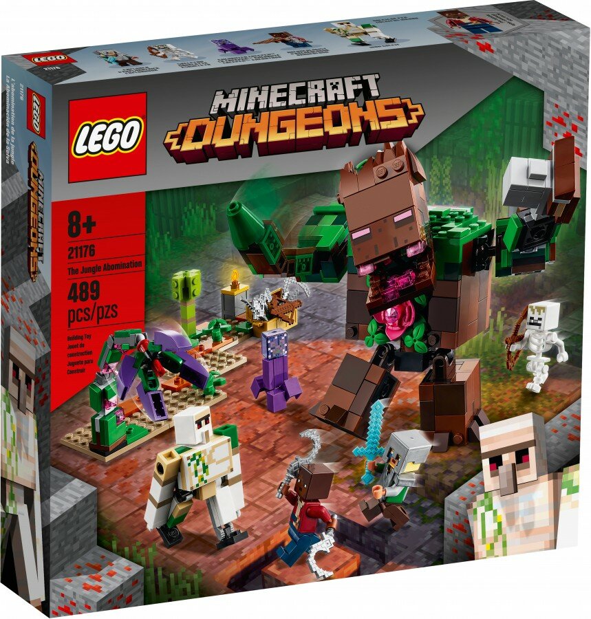 Lego Minecraft Конструктор Lego Minecraft Мерзость из джунглей 489 деталей 21176