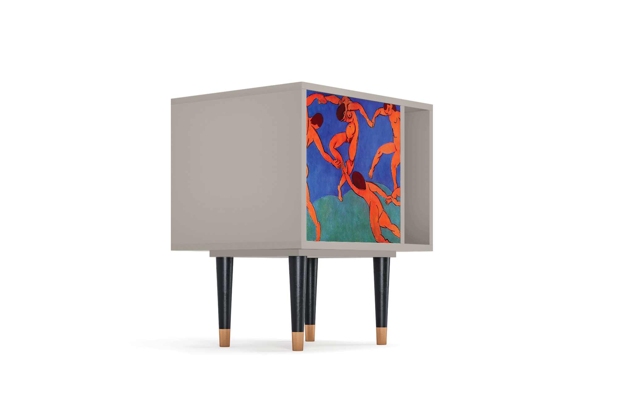 Прикроватная тумба - STORYZ - S2 The Dance by Henri Matisse , 58 x 69 x 48 см, Сатин - фотография № 4