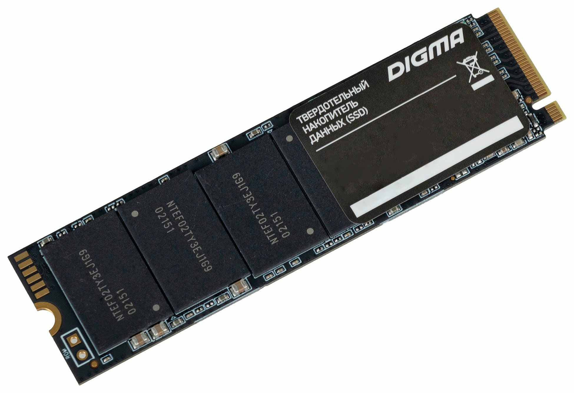 Накопитель SSD Digma PCI-E 4.0 x4 512Gb DGST4512GG33T Top G3 M.2 2280