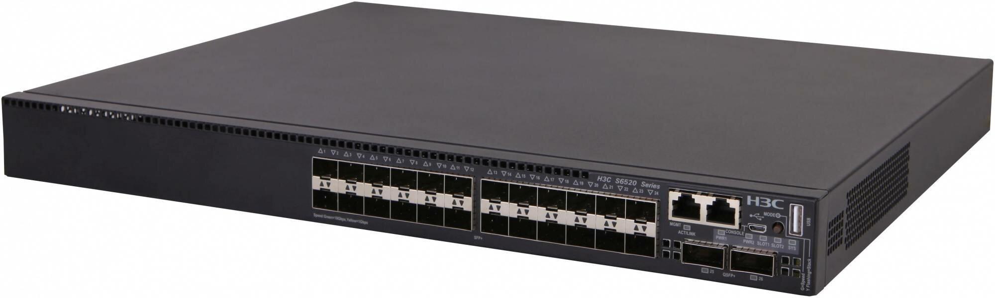 Коммутатор управляемый H3C S6520X-30QC-EI LS-6520X-30QC-EI-GL