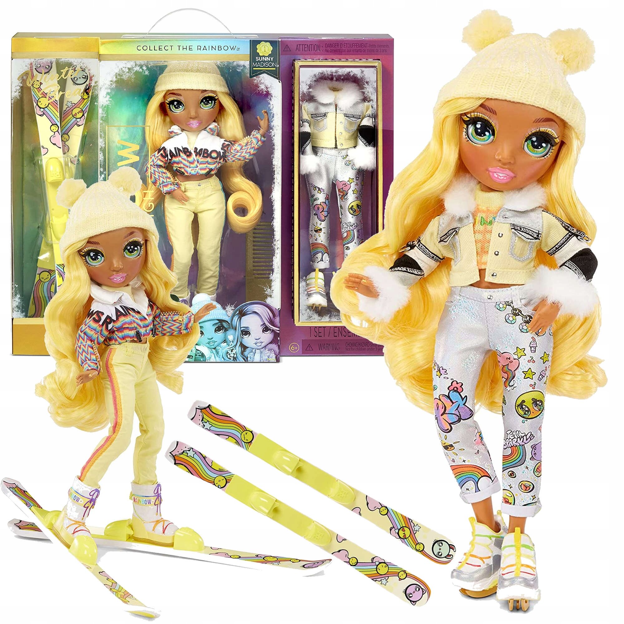 Кукла Rainbow High Winter Break Sunny Madison рэйнбоу ХАЙ винтер санни медисон, 28 см. 574774