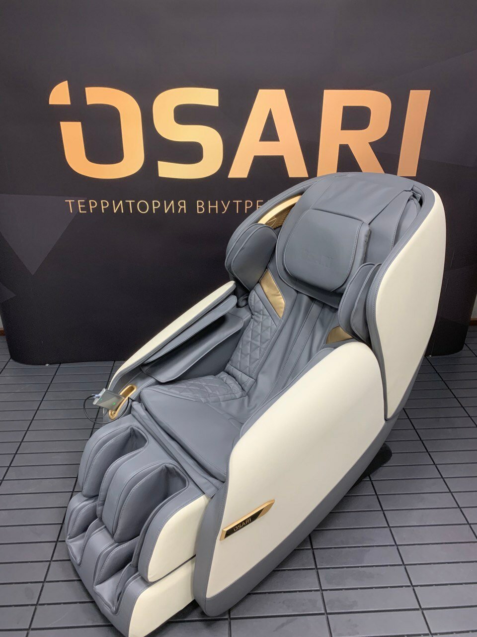 Массажное кресло OSARI STAR 4D в сером цвете - фотография № 15