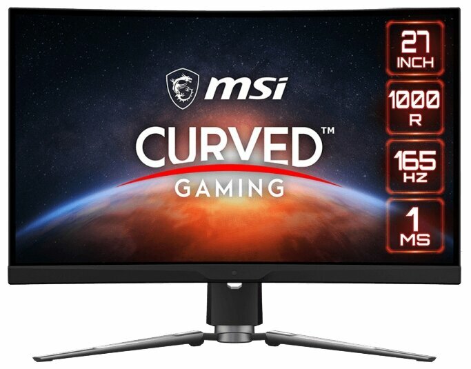 27" Монитор MSI MPG ARTYMIS 273CQR, 2560x1440, 165 Гц, черный