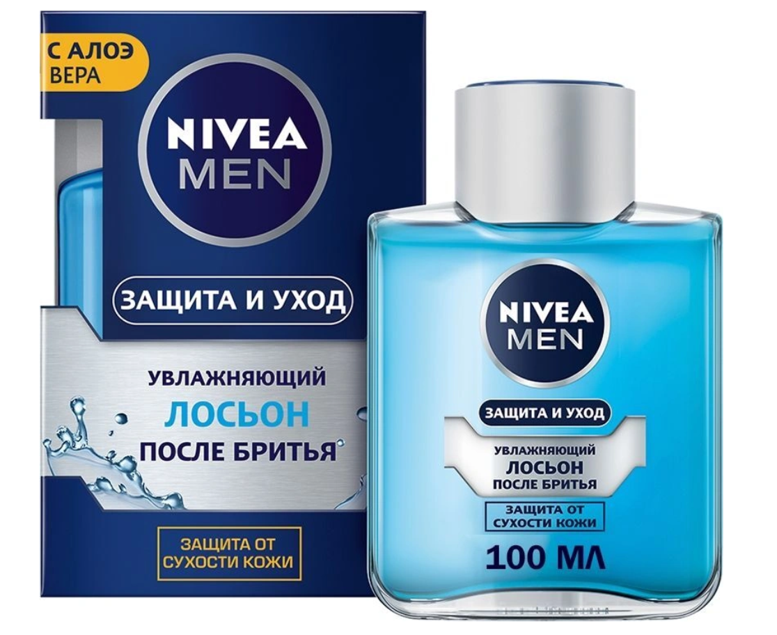 Nivea Men Лосьон после бритья увлажняющий Защита и уход 100мл