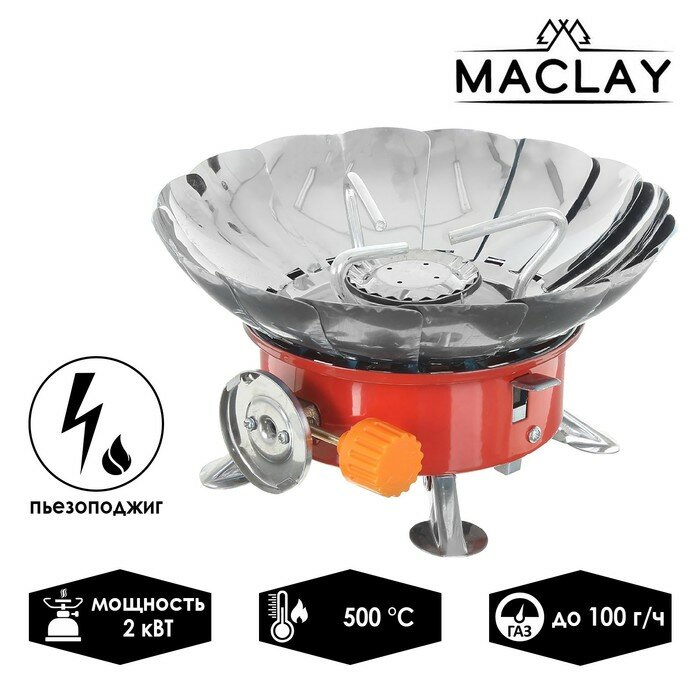 Maclay Горелка газовая Maclay, 11.8х12.3 см