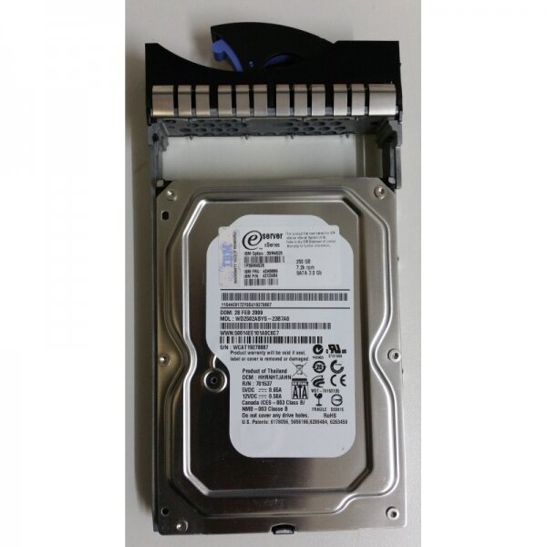   IBM 42C0484 250Gb 7200 SATAII 3.5" HDD