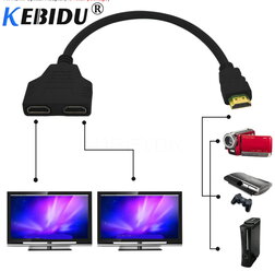 Сплиттер (splitter) HDMI 1 в 2 длинна 30см