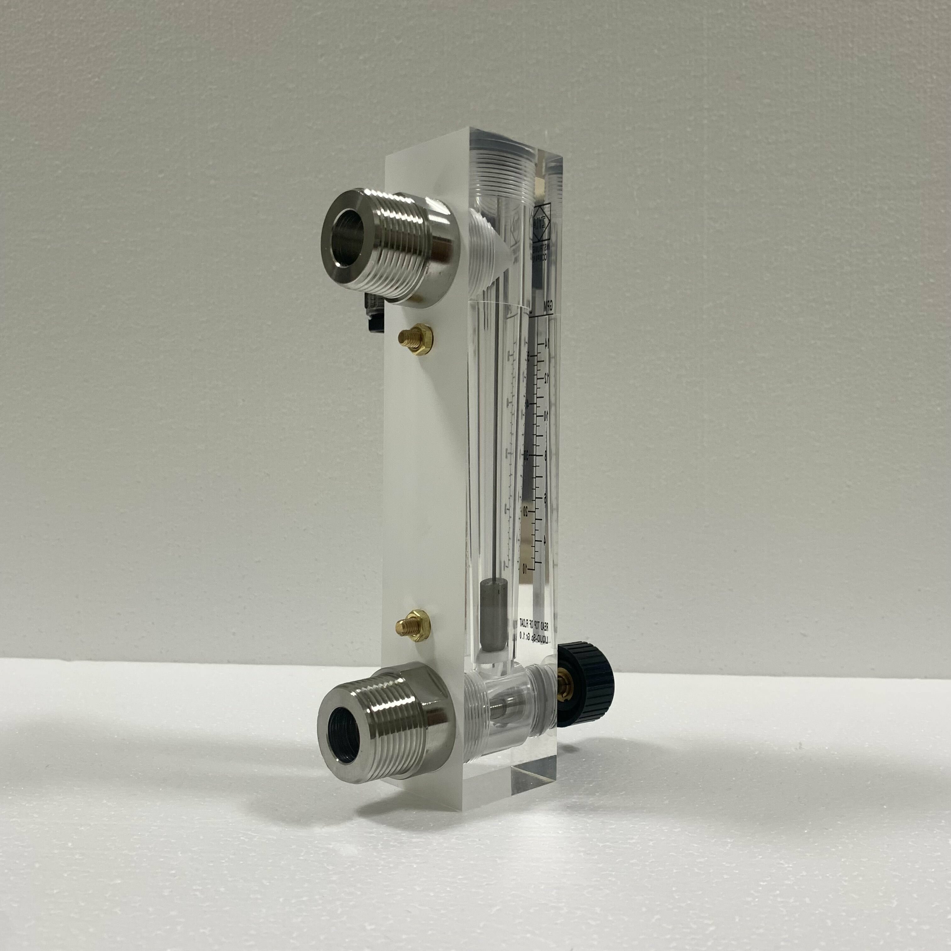 Ротаметр (расходомер) воды LZM-25ZT, диапазон измерения 10-50 л/мин (LPM) - фотография № 2