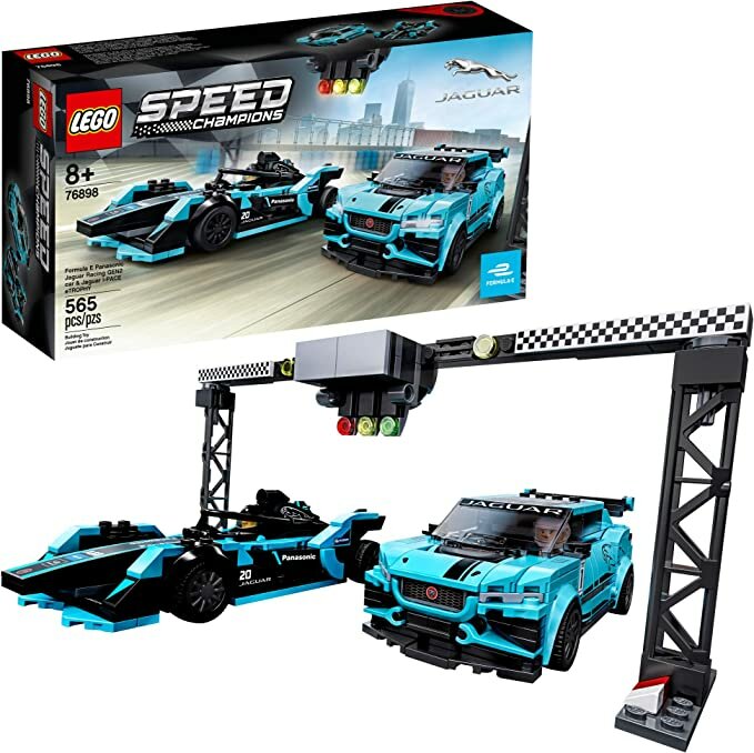 Конструктор LEGO Автомобиль Formula E Panasonic Jaguar Racing GEN2 и Jaguar I-PACE eTROPHY Speed Champions (76898)