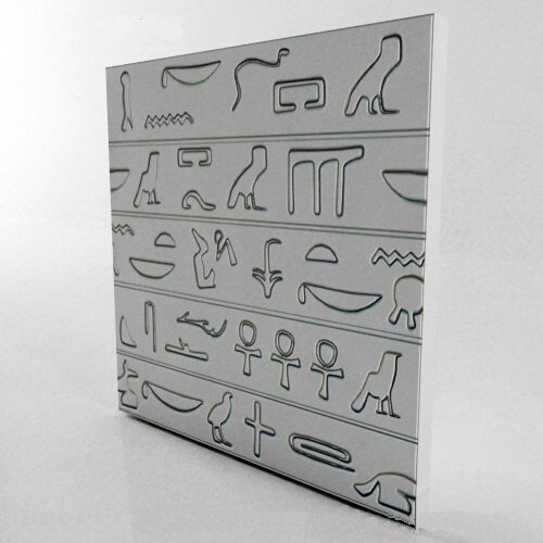 Гипсовая 3D панель "Египет" - фотография № 1