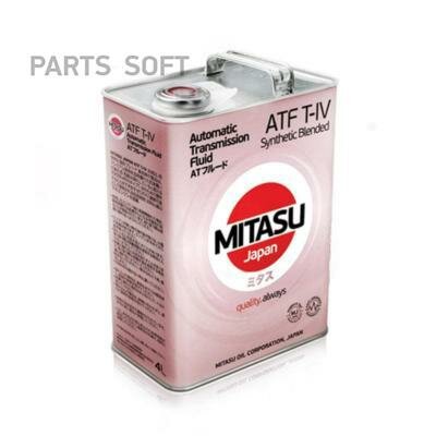MITASU ATF T-IV жидкость для АКПП, полусинтетика 4л (1/6)