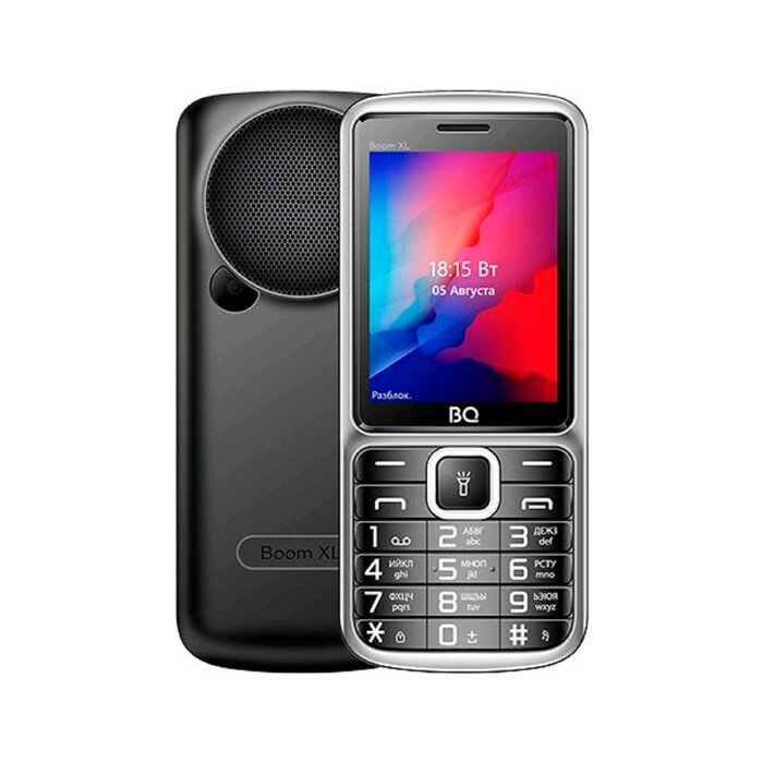 Смартфоны и мобильные телефоны BQ Телефон сотовый Bq 2810 Boom Xl Black (2 Sim)