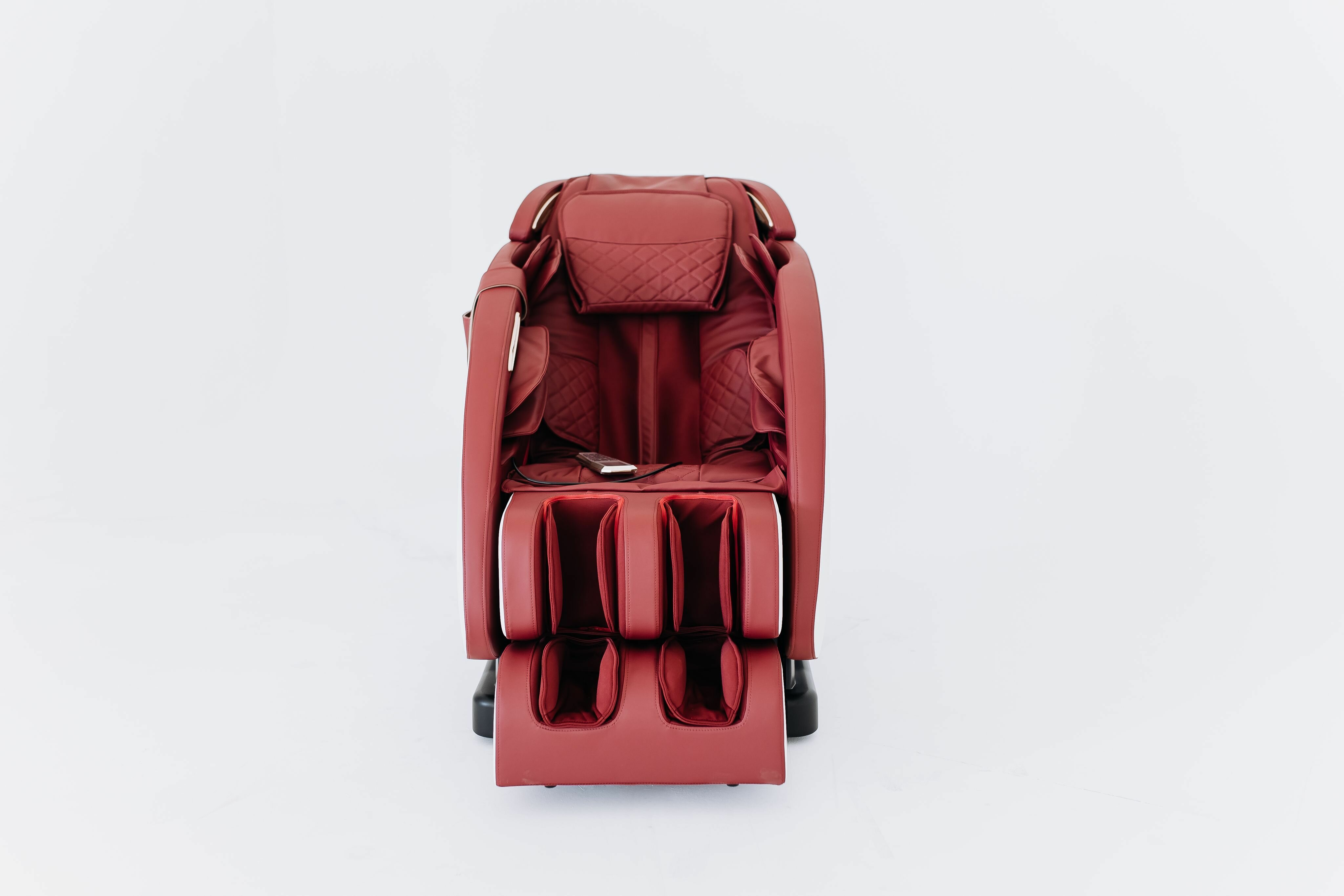Массажное кресло MS-615 красное кресло массажер для спины Takasima - фотография № 4
