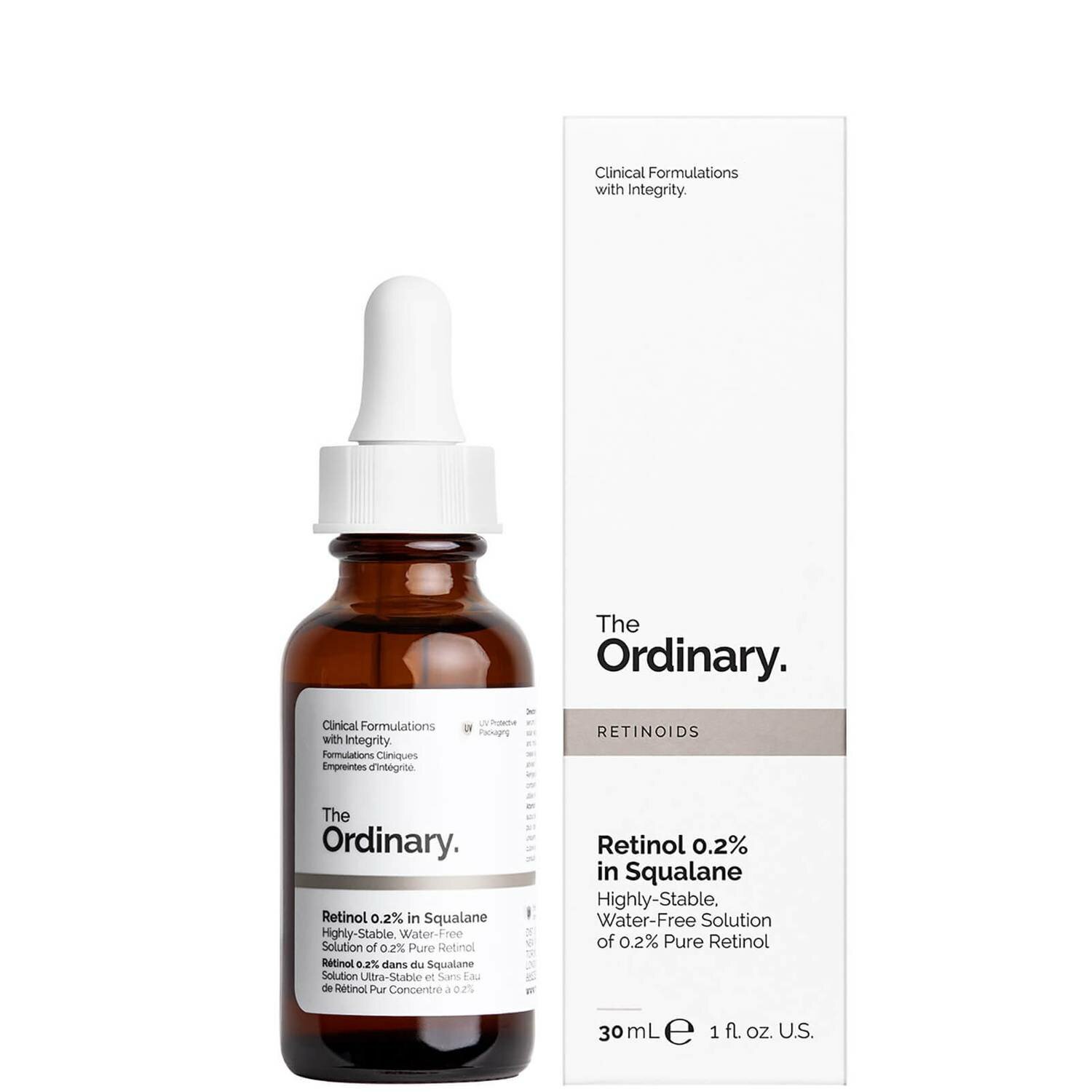 The Ordinary Сыворотка с ретинолом 0.2% в сквалане Retinol 0.2% in Squalane