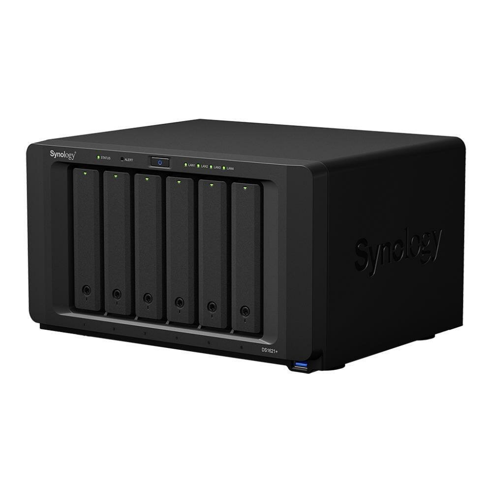 [Дисковый массив] Synology DS1621+ QC2,2GhzCPU/4GbDDR4(upto32)/RAID0,1,10,5,6/upto 6hot plug HDD SATA(3,5' or 2,5')(upto16 w