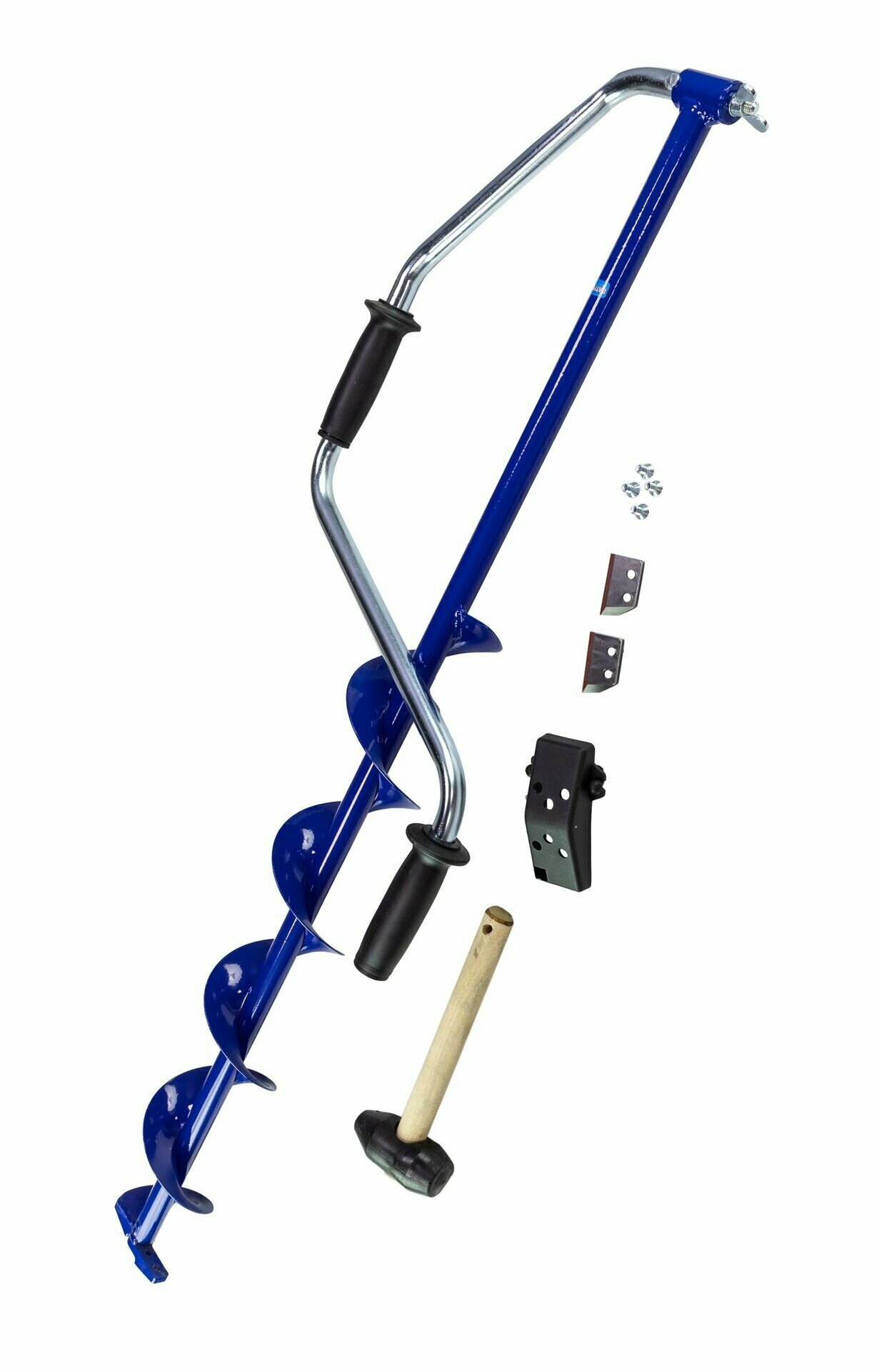 фото Ледобур для зимней рыбалки "Патриот", диаметр 150 мм, левое вращение шнека, с ножами "тонар"