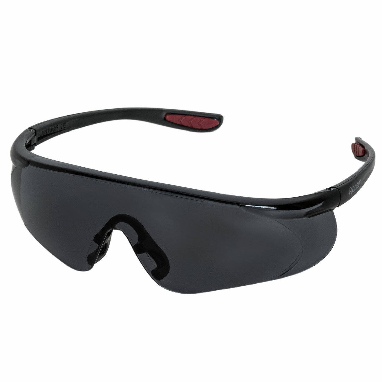 Защитные очки Pioneer с ударопрочными затемненными линзами, очки строительные, облегченные, покрытие от царапин - фотография № 1
