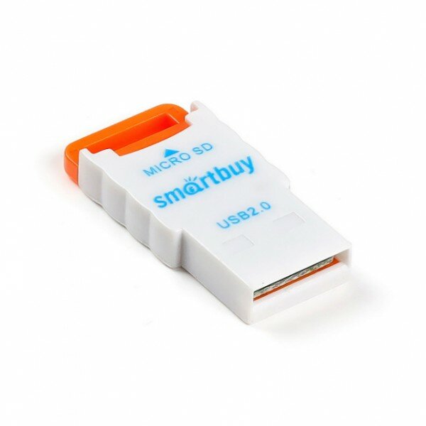 Устройство чтения карт памяти Smartbuy (SBR-707-O) MicroSD оранжевый