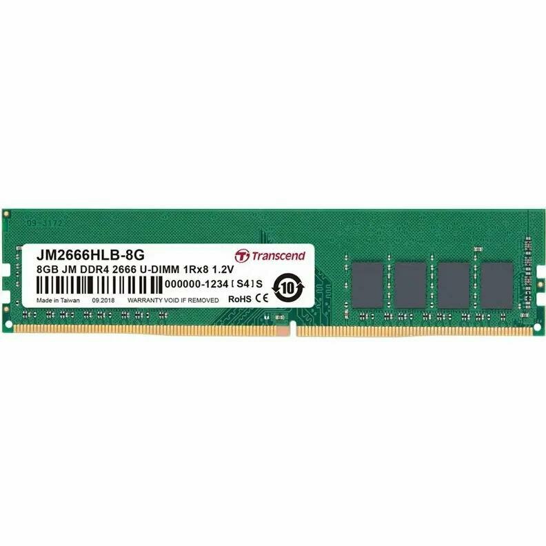 Оперативная память Transcend DDR4 8GB 2666Mhz JM2666HLB-8G