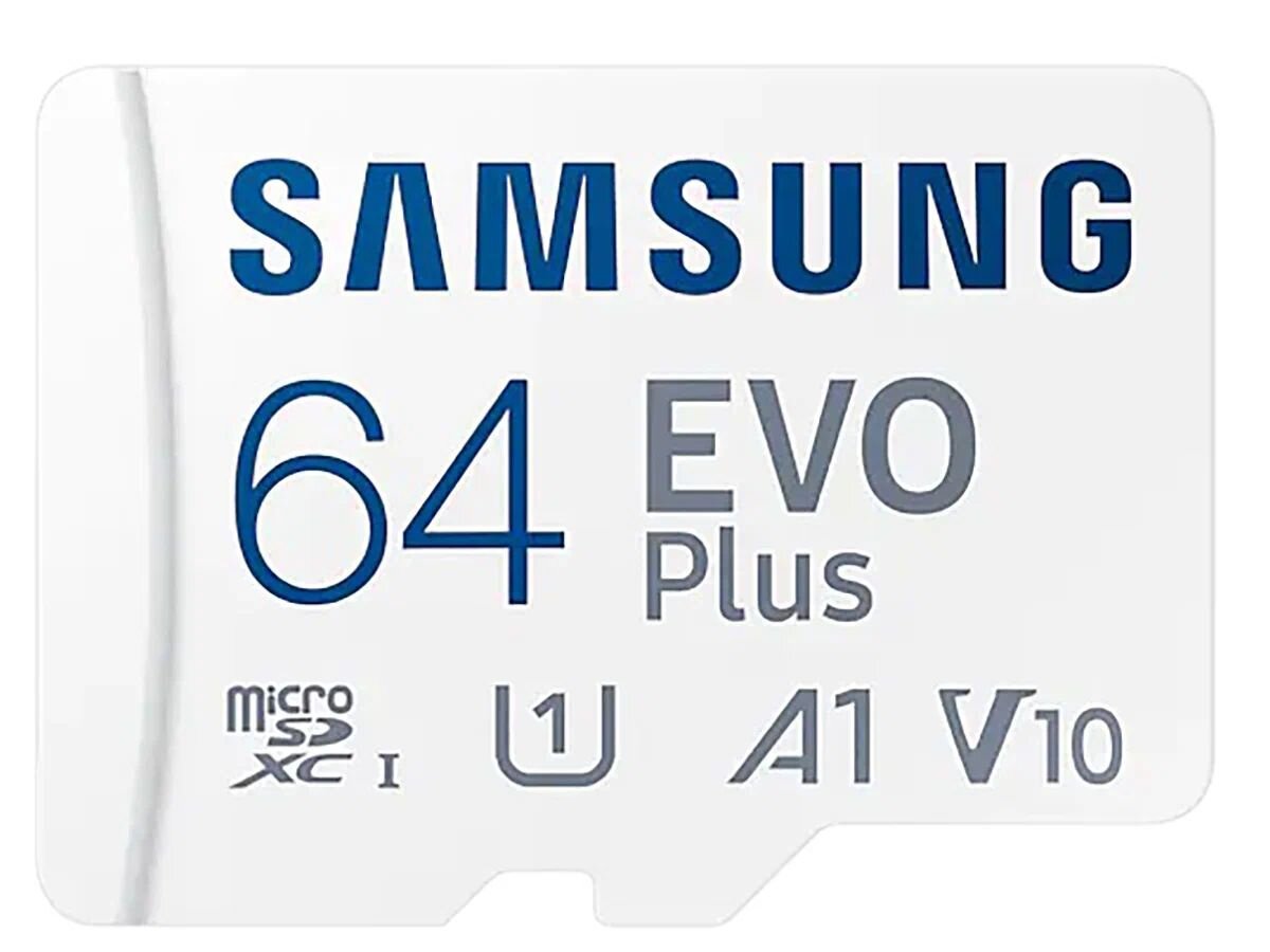 Карта памяти Samsung microSDXC EVO Plus Class10 UHS-I U1 (130MB/s) 64GB + ADP (EU)