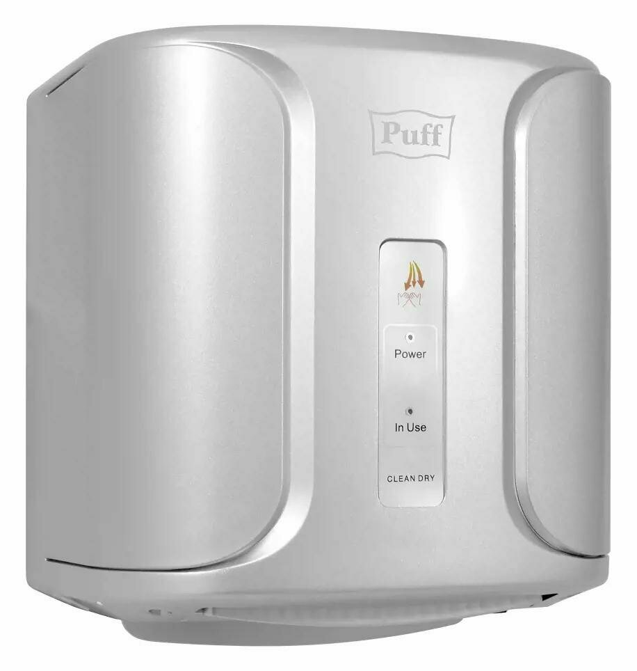 Сушилка для рук Puff 8806C 1000 Вт серебристая