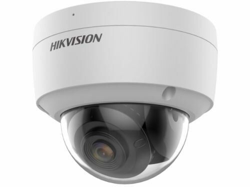 Видеокамера IP HIKVISION DS-2CD2147G2-SU(С)(2.8mm) 4Мп уличная купольная с технологией AcuSense; объектив 2.8мм