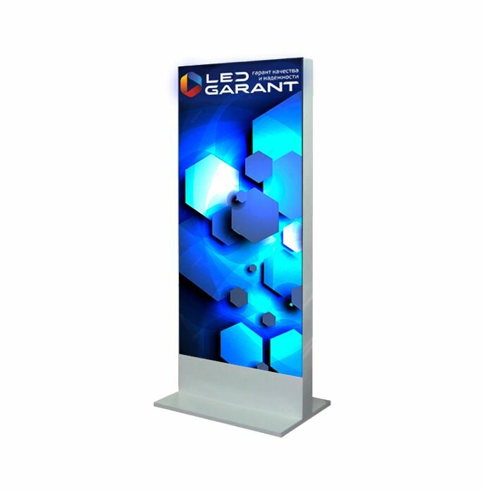 Светодиодный видеопилон p4 1920x960мм уличный (led pilon) LED-GARANT