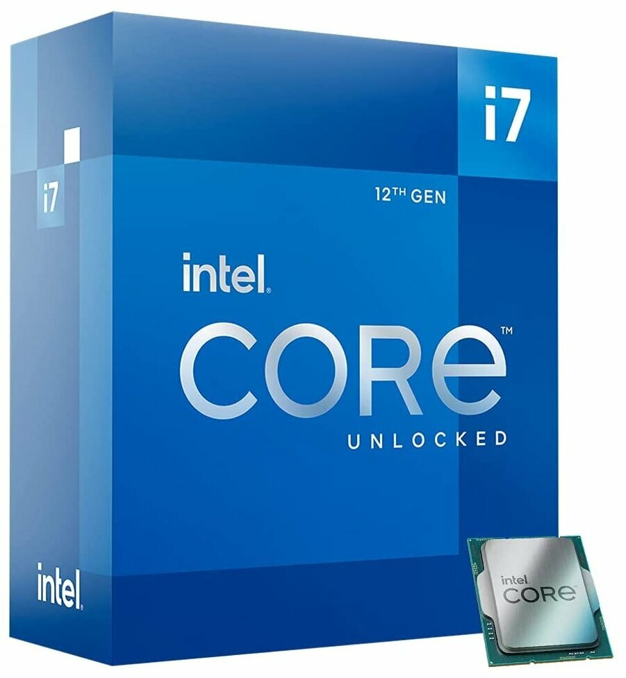 CPU Intel Core i7-12700 BOX 2.1 GHz/8PC+4EC/SVGA UHD Graphics770/12+25Mb/180W/16 GT/s LGA1700