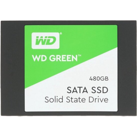 Твердотельный накопитель Western Digital WD Green SATA 480 ГБ SATA WDS480G3G0A